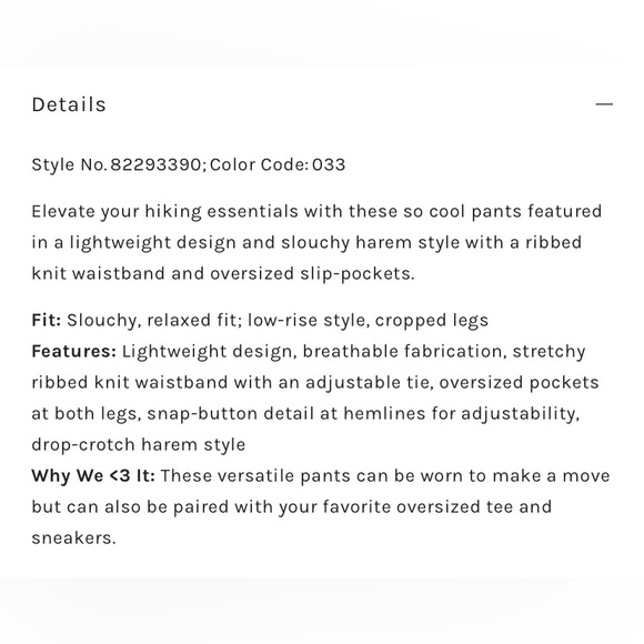 Free People FP Movement Cliff Hanger Harem Pants; Green Sheen; Size Large - Picture 4 of 13